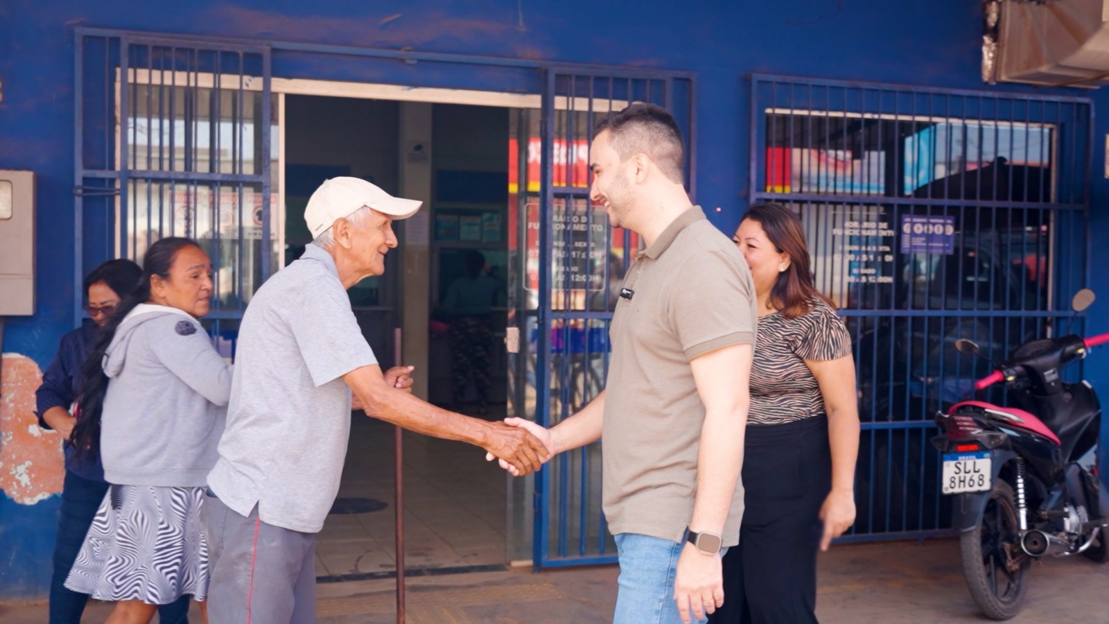Célio Lopes com pessoas de Rondônia